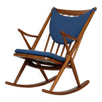 Danish Teak Rocking Chair by Franz Reenskaug for Bramin - 1960s
