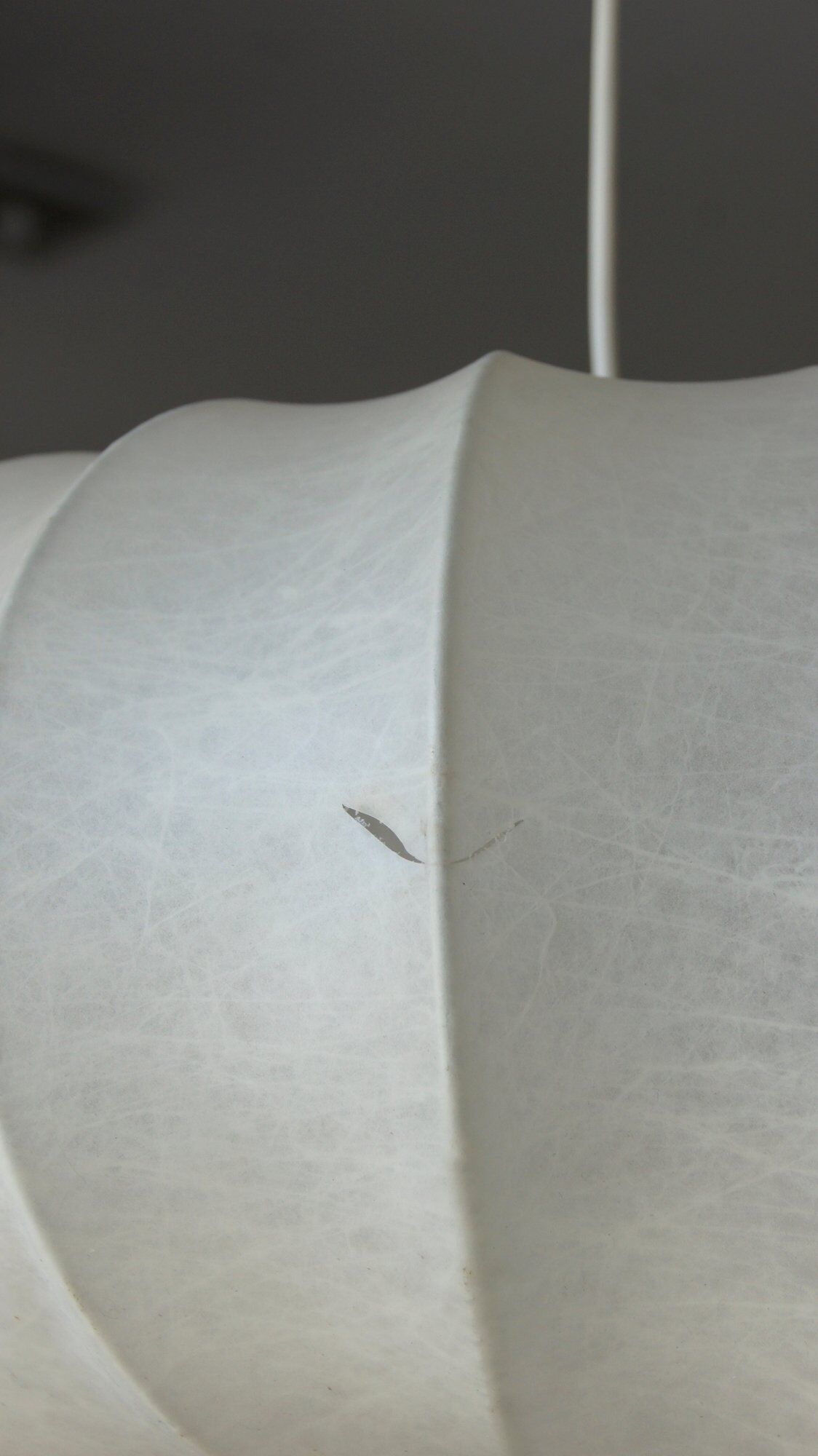 Mid-century german cocoon pendant lamp