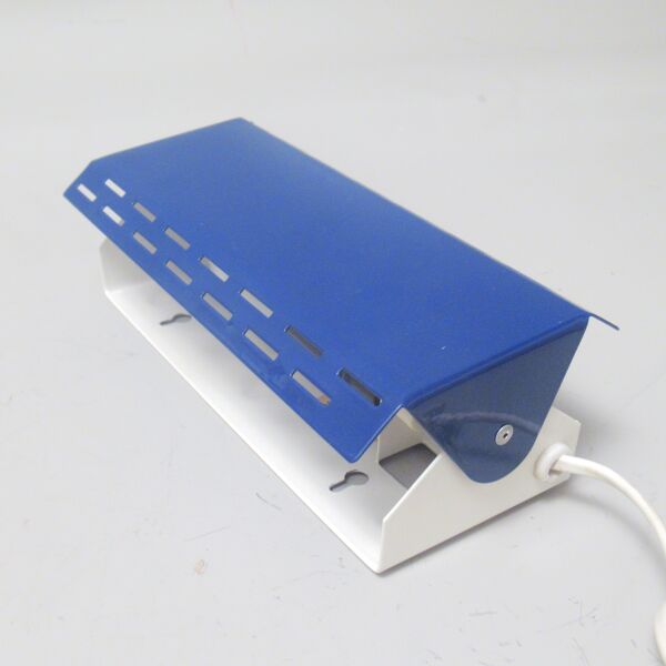 Applique moderniste à volet pivotant bleu années 60