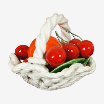 Braided basket of fruit slurry Italy