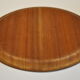 Vintage round teak platter