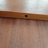 Scandinavian expandable vintage teak round table