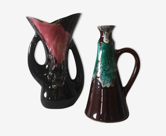 Vallauris ceramic vases