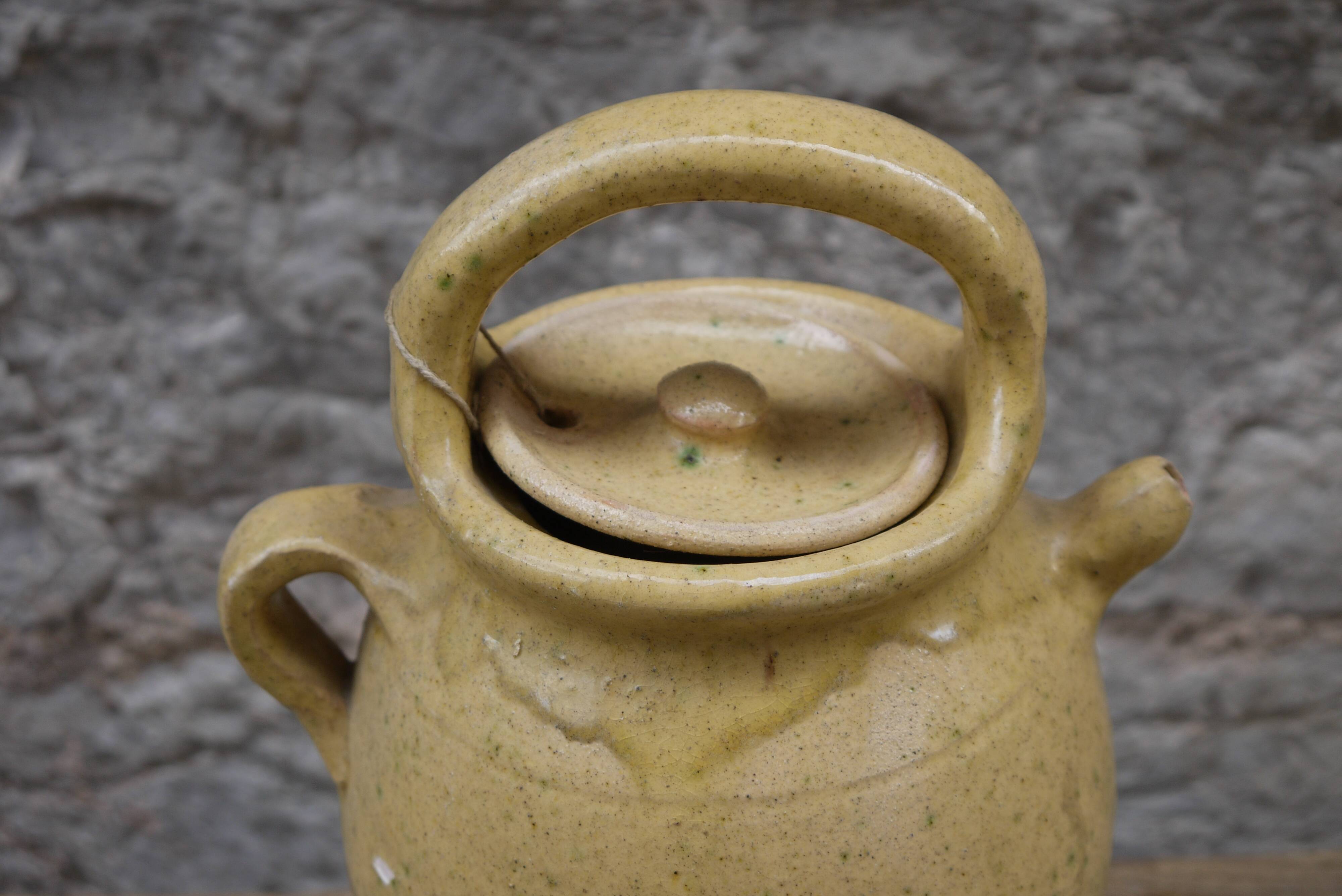 Terracotta jug gargoyle