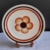 Flat round dish Gien de France
