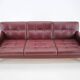 Canapé, day-bed en cuir par Arch. Spicka, Tchécoslovaquie années 1970