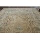 1970s Vintage Persian Handknotted Wool Orange Oversize Area Rug 286X380