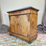 19th Century Restoration Period Flamed Mahogany Sideboard with Crosses
