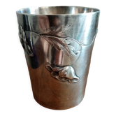 Timbale argent massif art nouveau poinçon minerve 100 gr