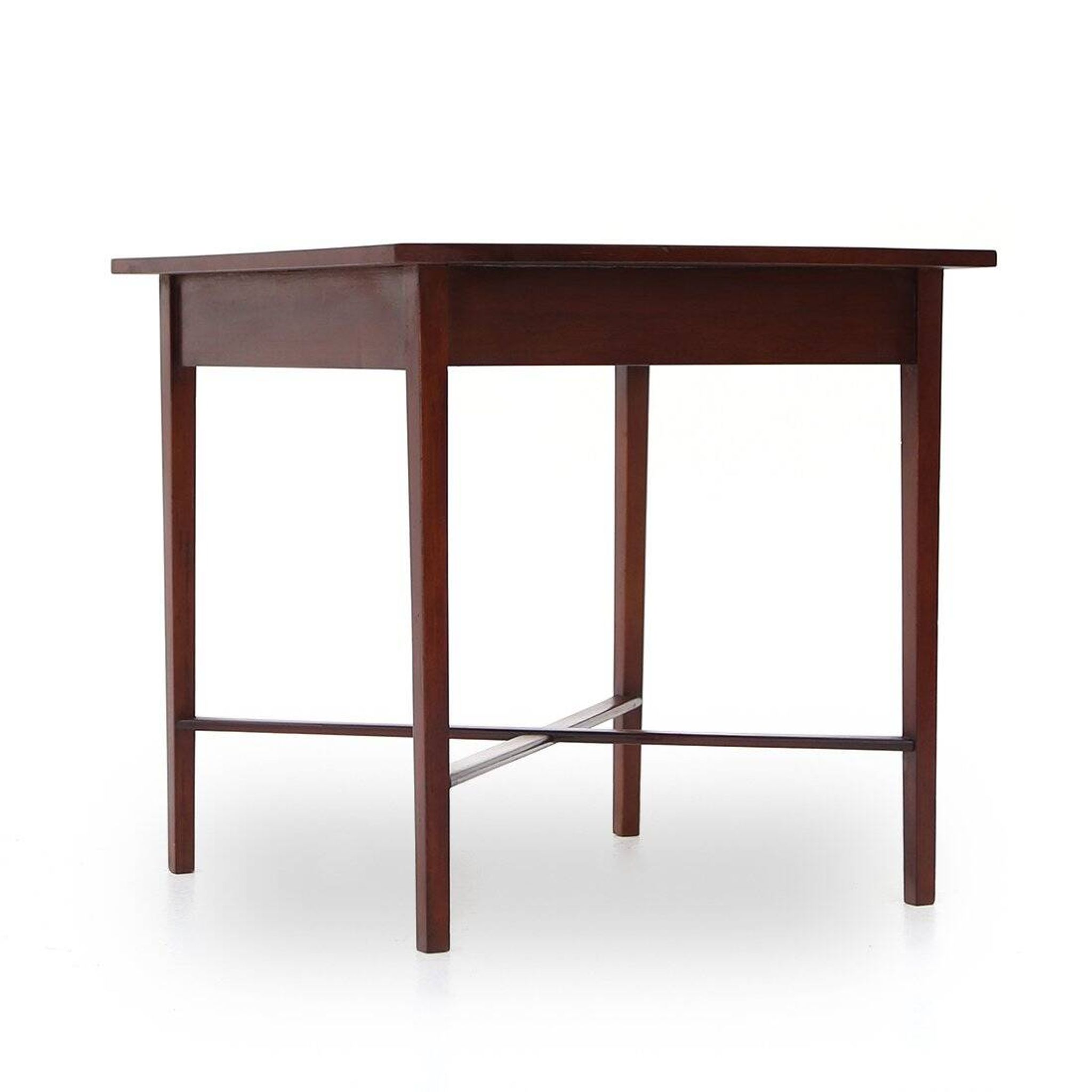 Square wooden table, 1940s.