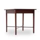 Square wooden table, 1940s.