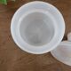 Pot with lid in opaline