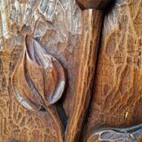 Carved wood flowers 1975