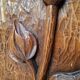 Bois sculpté fleurs 1975