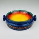 Relief Series Saturn ashtray in ceramic attributed to Dümler & Breiden, West Germany, 1970s.