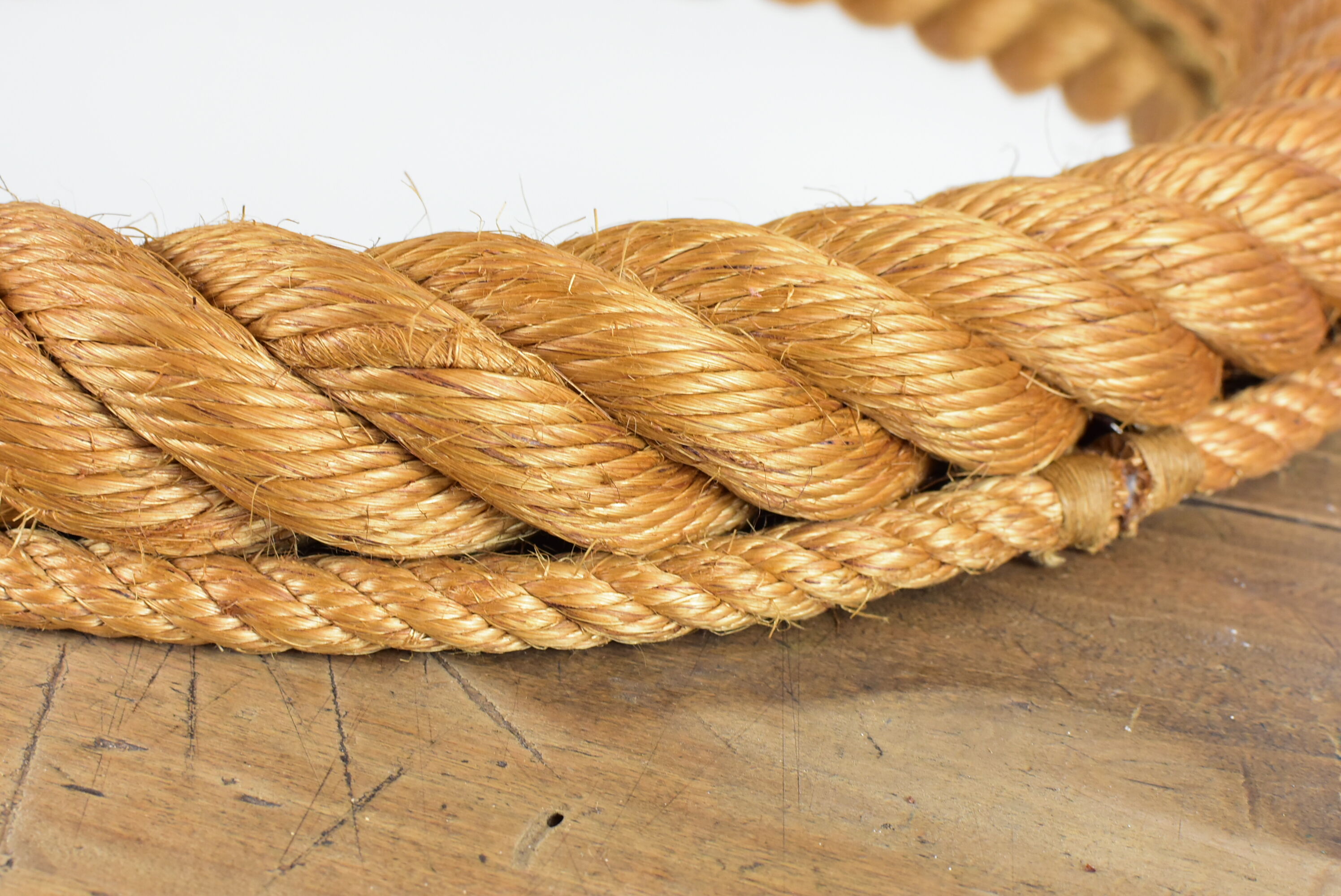 Vintage rope mirror