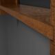 Beautiful oak wood Giuseppe Rivadossi shelves, Italy 1970s