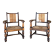 Paire de fauteuils néo basques année 50