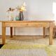 Antique wooden low farmhouse table and drawer