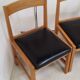 Lot de six chaises en bois