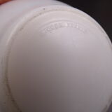 Set of 7 bowls in arcopal -flower décor - vintage around 1970