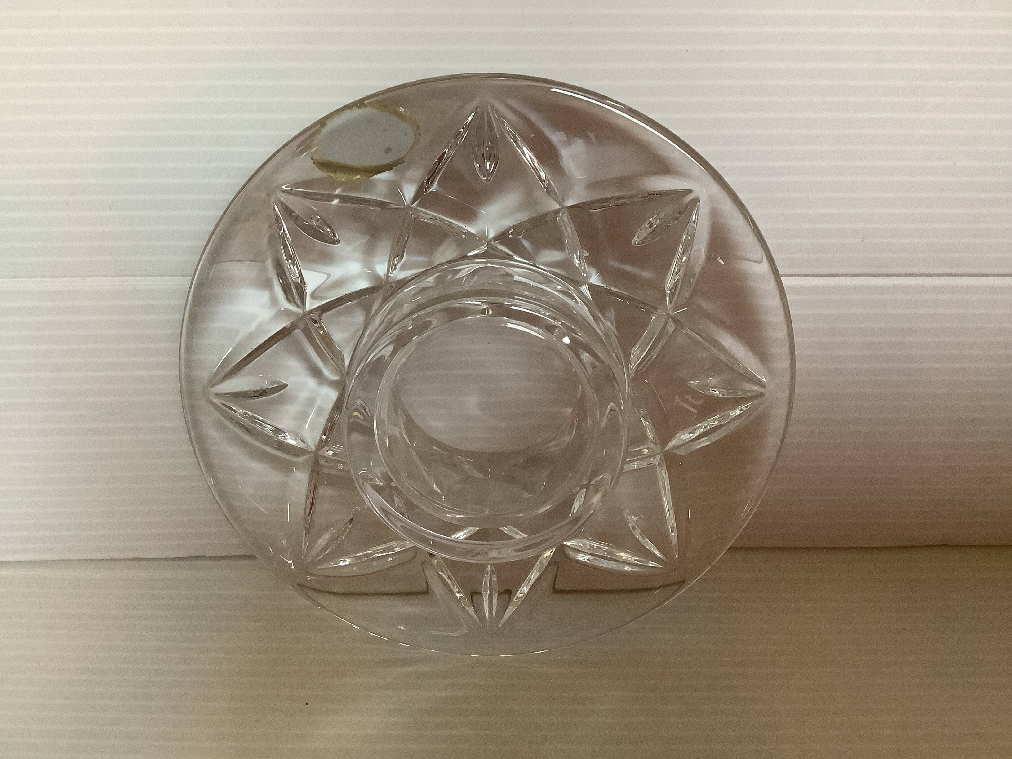 Bohemia crystal candle holder