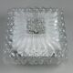 1960s/70s Ceiling Lamp, Flush Mount Glass, German Design