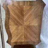 Pair of louis XV bedside tables in marquetry