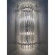 Applique murale contemporaine en verre Murano Triedro Trasparent