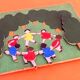 Années 1940    Jeu de formes  Puzzle bois " la ronde "