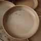 6 stoneware rimmed dinner plates
