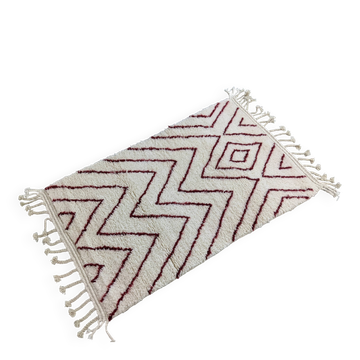 Tapis Beni Ouarain, 165 x 100 cm || 5,41 x 3,28 pieds, P-161