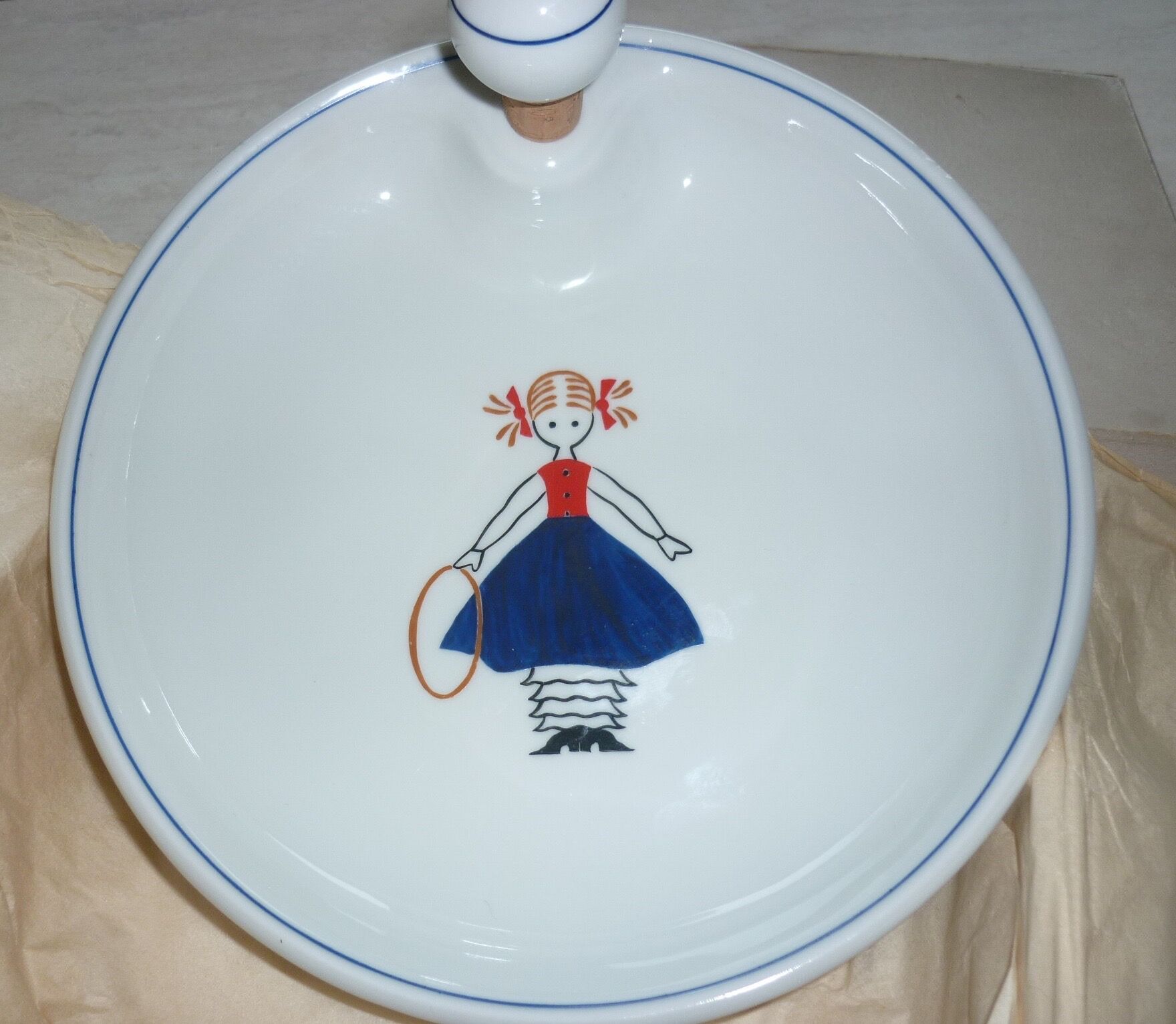 Baby Dior Hoop Little Girl Plate