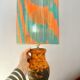 Wireless vase lamp from West German Pottery – Fat Lava jug | Pop Weave Collection