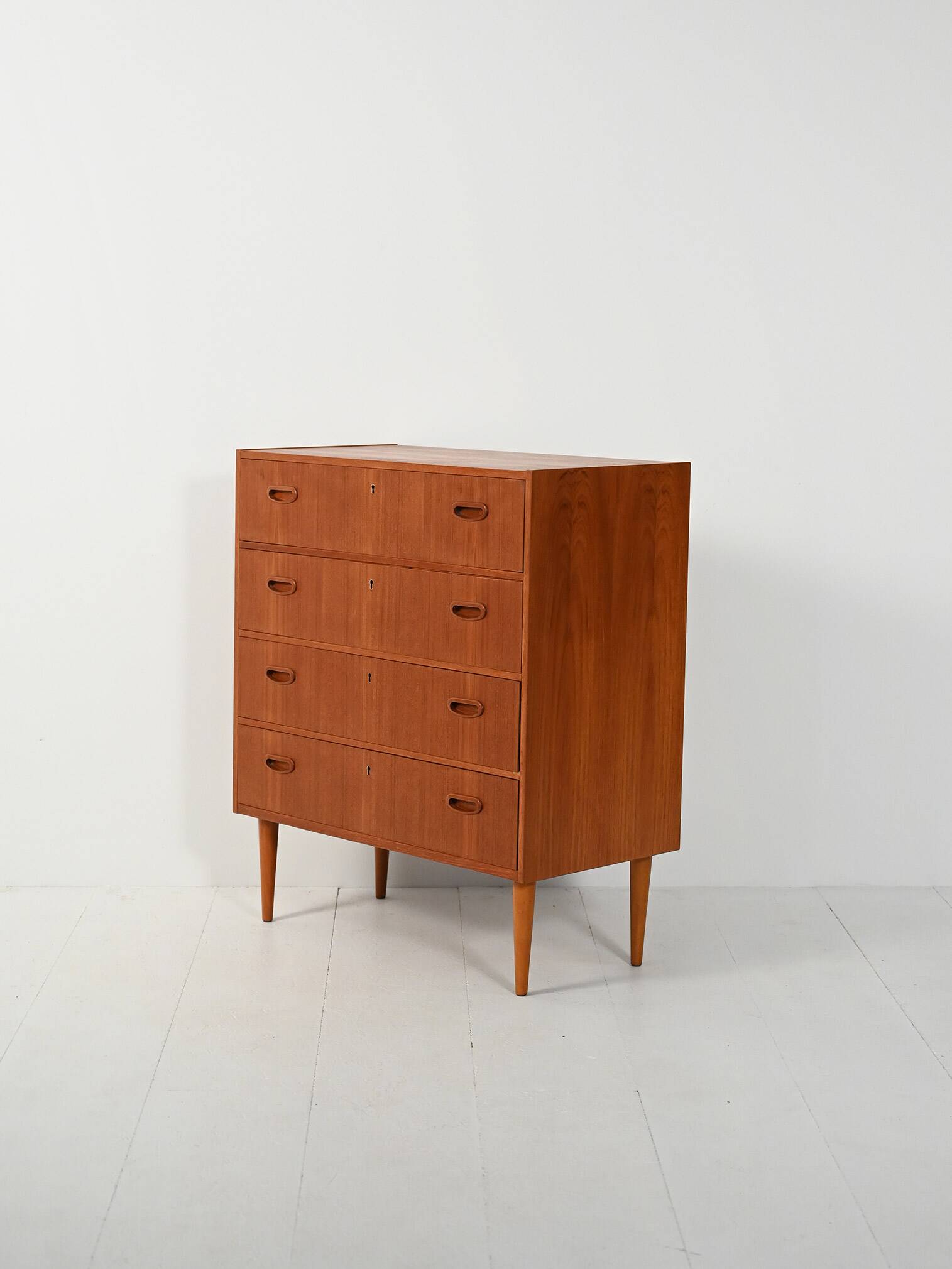 Scandinavian chest of drawers, 1950s–60s, teak