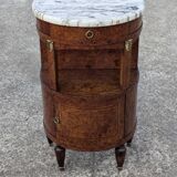 Chevet Demi Lune ancien style Louis XVI, meuble d'appoint