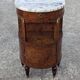 Chevet Demi Lune ancien style Louis XVI, meuble d'appoint