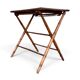 Table d’appoint pliante en faux bambou, époque 1900