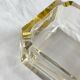 Baccarat Art Deco crystal square ashtray