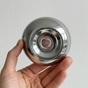 Set of 6 vintage stainless steel bowls.
