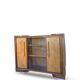 Striking Art Deco birch wood sideboard