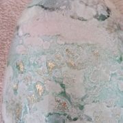 Large lacquered glass vase signed Jean-Noêl Bouillet
