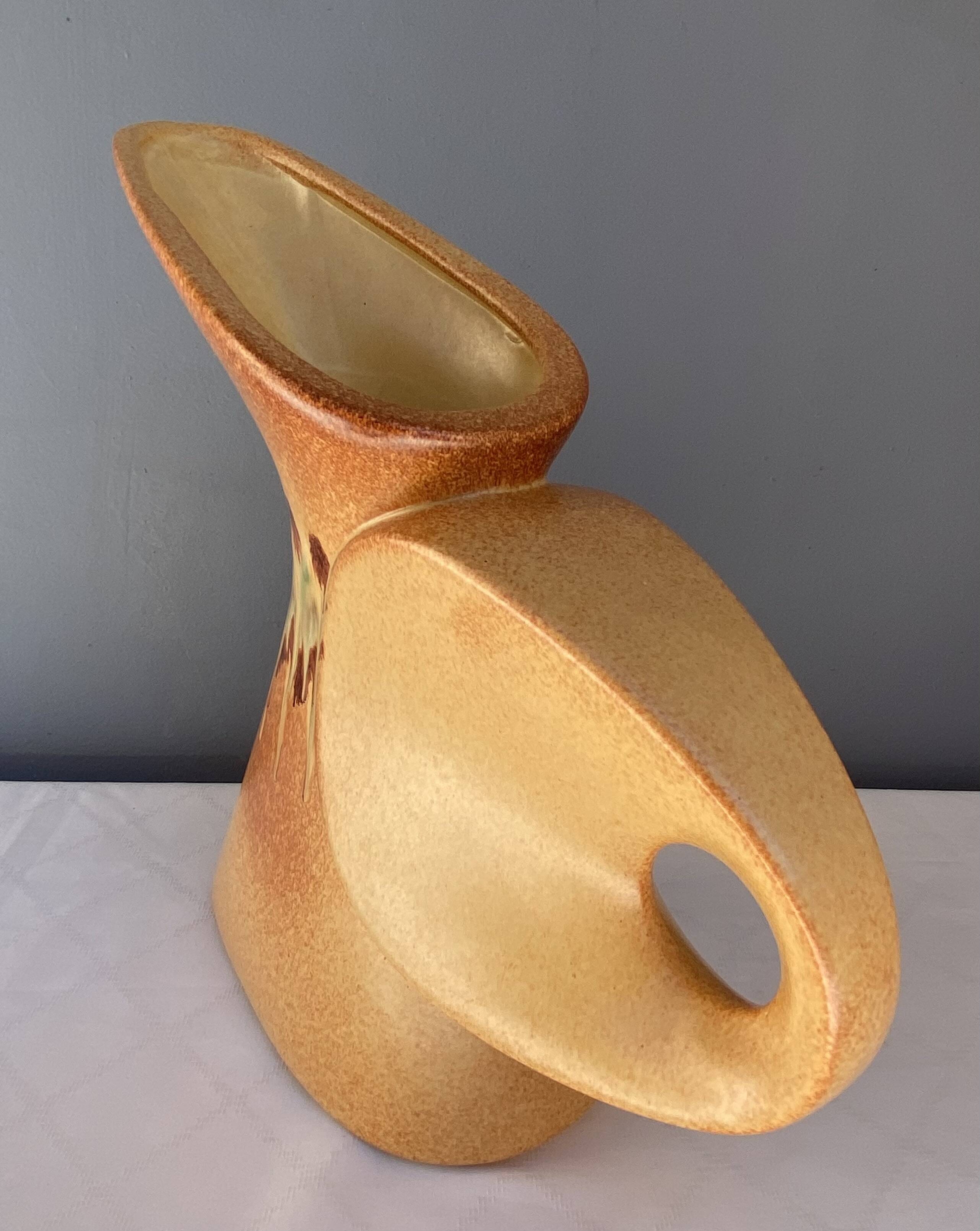 Bertoncello ceramic vase, Italy, 1960s