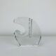Vase soliflore en verre vintage