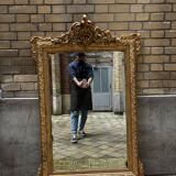 Large antique mirror in Louis XV style