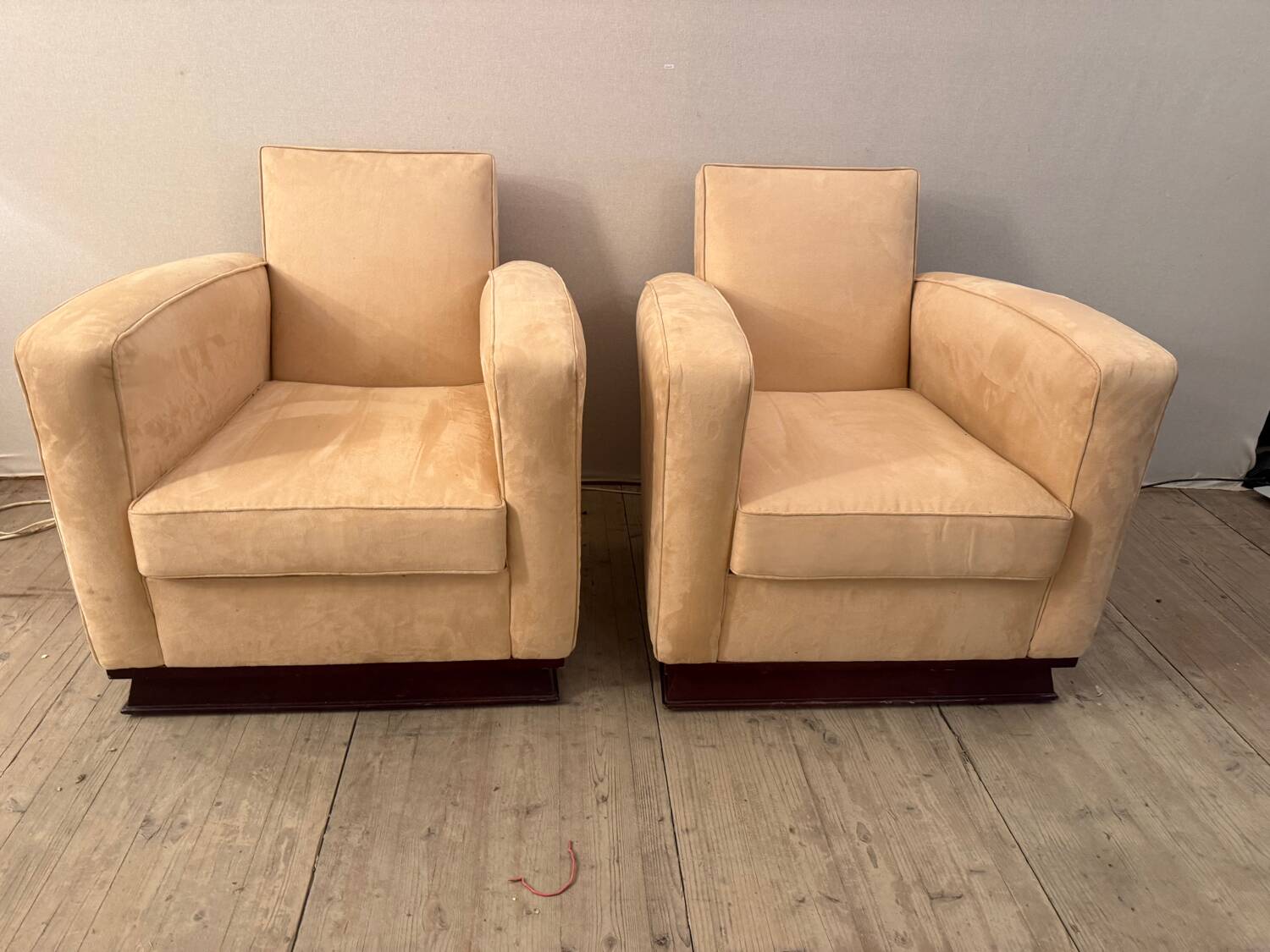 Pair of Art Deco armchairs