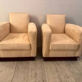 Pair of Art Deco armchairs