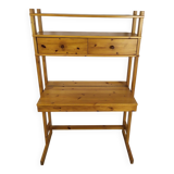 Vintage pine shelf desk