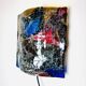 Glass Fused Wall Lamp By Glass Studio Van Tetterode, The Netherlands 1950S