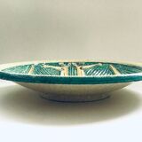 Large Art Ceramic Studio Etruscan Horses Bowl by Fratelli Fanciullacci, Italy, 1960s